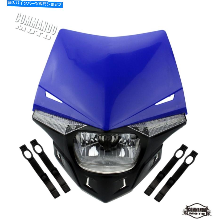 Headlight ダートバイクエンデューロヤマハYZ TTR WR 110 125 225 230 250 426 450のリードヘッドライト Dirt Bike Enduro LED Headlight For Yamaha YZ TTR WR 110 125 225 230 250 426 450【並行輸入品】