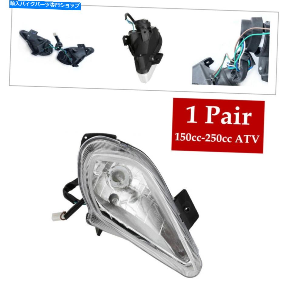 Headlight 12VオートバイATVバルブヘッドランプナイトライトクアッドダートバイク150cc-250ccキット用 12V Motorcycle ATV Bulb Headlamp Night Light Quad Dirt Bike For 150cc-250cc Kit【並行輸入品】