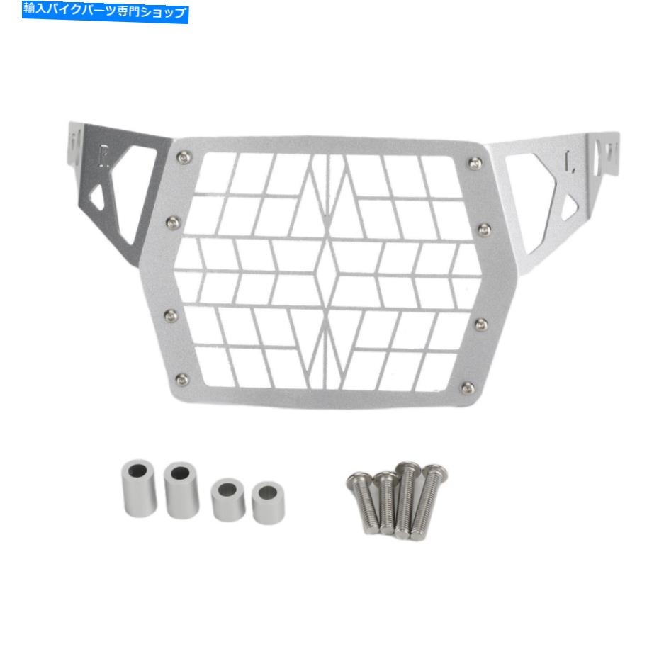 Headlight スズキDL1050 XTに適したシルバーヘッドライトグリルガードカバープロテクター19+ VA Silver Headlight Grille Guard Cover Protector Fit For Suzuki Dl1050 Xt A 19+ VA【並行輸入品】