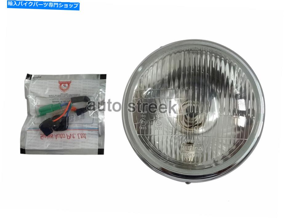 Headlight ロイヤルエンフィールドクロムヘッドライトヘッドランプビームアセンブリクラシック350cc 500ccのためのアセンブリ Royal Enfield Chrome Headlight Headlamp Beam Assembly For Classic 350cc 500cc【並行輸入品】