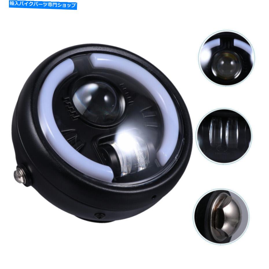 Headlight オートバイプロジェクターヘッドライトバイクフロントライトモーターサイクルアンバーヘッドライト Motorcycle Projector Headlight Motorbike Front Light Motorcycle Amber Headlight【並行輸入品】 42,543円