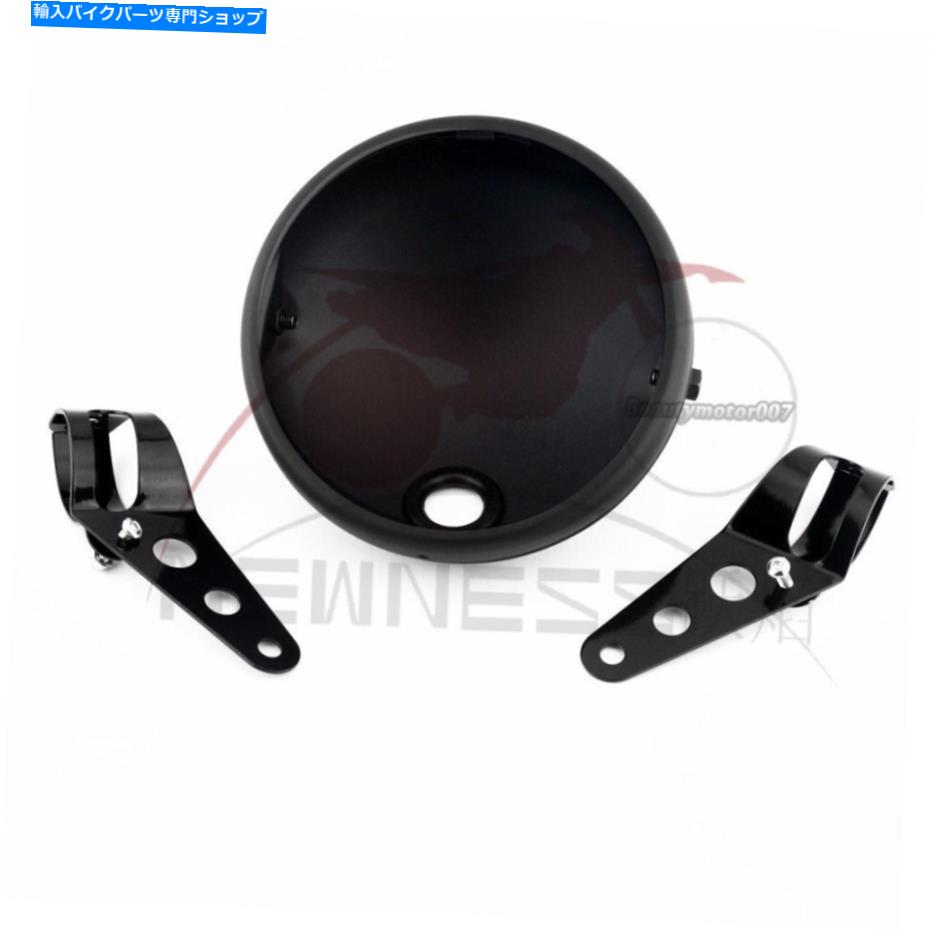 Headlight ハーレーチョッパー用のオートバイヘッドライトブラケット28mm-36mmフォークホルダーシェル Motorcycle Headlight Bracket 28mm-36mm Fork Holder Shell For Harley Chopper【並行輸入品】