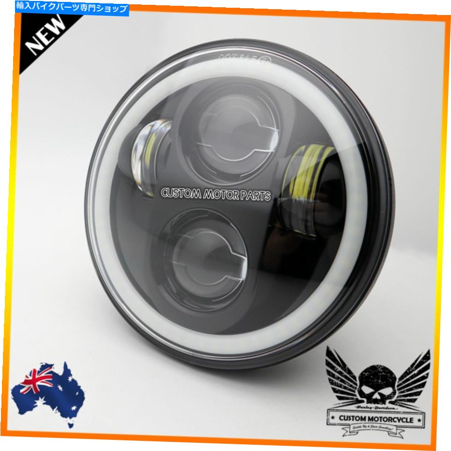 Headlight 新しい5.75 "LEDヘッドライトバルブ6000KハーレーデビッドソンダイナストリートボブFXDB New 5.75" LED Headlight Bulb 6000K for Harley Davidson Dyna Street Bob FXDB【並行輸入品】｜Us Custom Parts Shop USDM