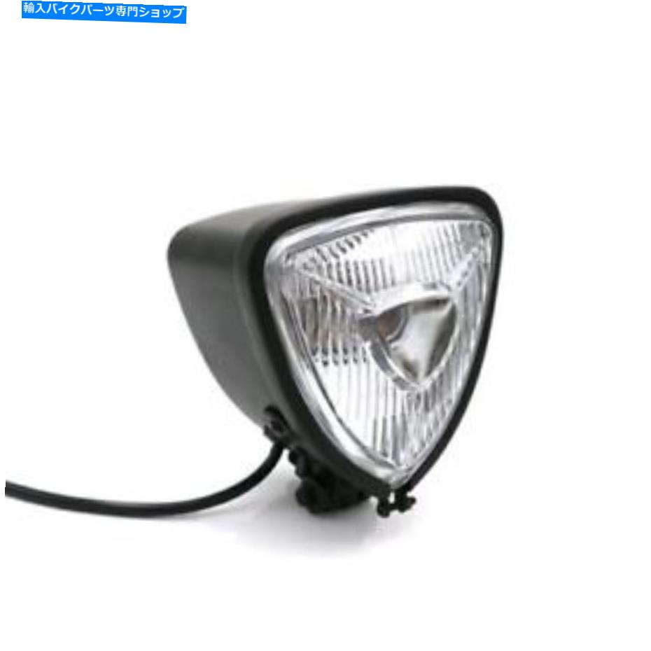 Headlight ブラッククリアレンズオートバイヘッドライトボブバーチョッパーカフェレーサーカスタムプロジェクト Black clear lens motorcycle headlight bobber chopper cafe racer custom projects【並行輸入品】|Us Custom Parts Shop USDM