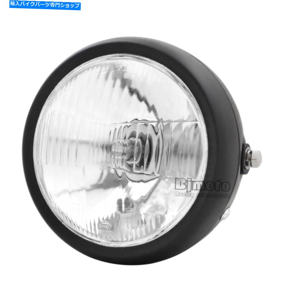 Headlight ヘッドライト/ライトハーレースズキヤマハホンダのためのフロントラウンドバイク Headlight/Lights Front Round Motorbike For Harley Suzuki Yamaha Honda Almost【並行輸入品】