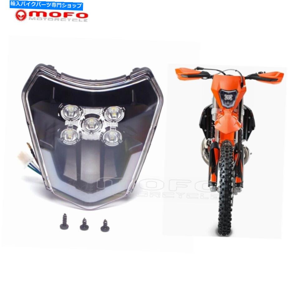 Headlight 690 SMC R 690 ENDURO R XCW250 EXC300 450ヘッドランプのLEDオートバイヘッドライト LED Motorcycle Headlight For 690 SMC R 690 Enduro R XCW250 EXC 300 450 Head Lamp【並行輸入品】
