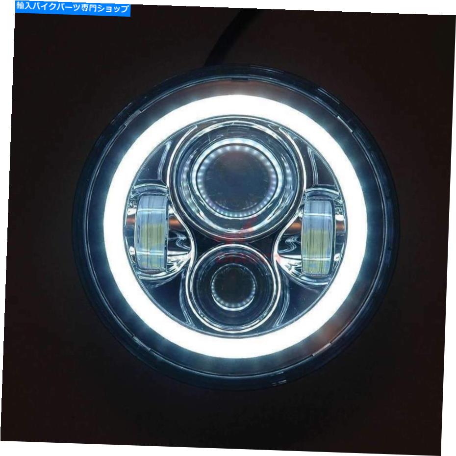 Headlight LED DRLハローヘッドライト - ハーレーデビッドソンモーターサイクルエレクトラグライドデイメーカーFLHT LED DRL Halo Headlight - Harley Davidson Motorcycle Electra Glide Daymaker FLHT【並行輸入品】