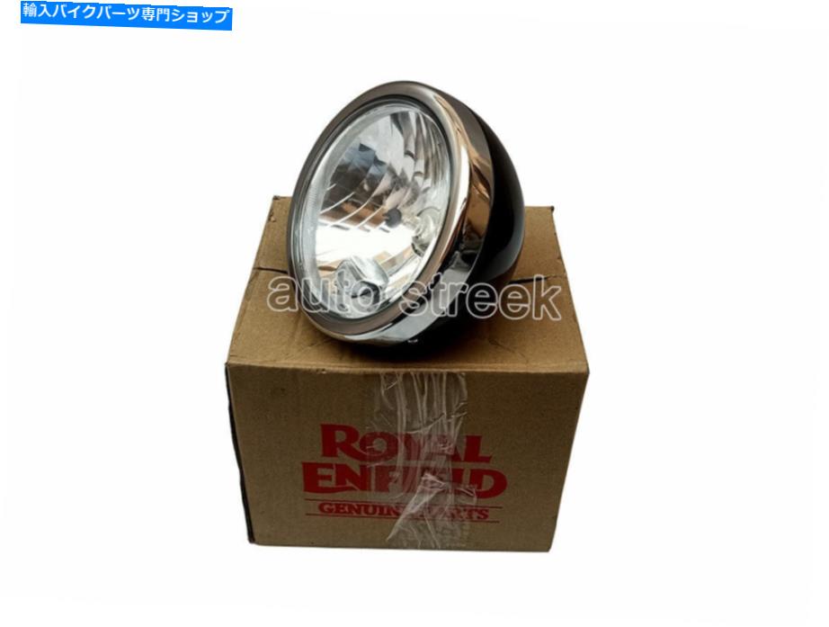 Headlight 本物のロイヤルエンフィールドGT＆インターセプター650ブラックヘッドライトランプアセンブリ Genuine Royal Enfield GT & Interceptor 650 Black Head Light lamp Assembly【並行輸入品】