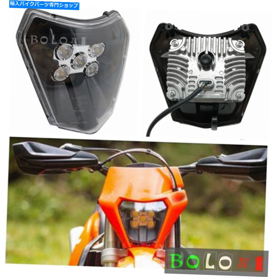 Headlight オートバイLEDヘッドライトエンデューロランプExc-f excxcf 250 300 350 450 500 Motorcycle LED Headlight Enduro Lamp For EXC-F EXC XC XCF 250 300 350 450 500【並行輸入品】