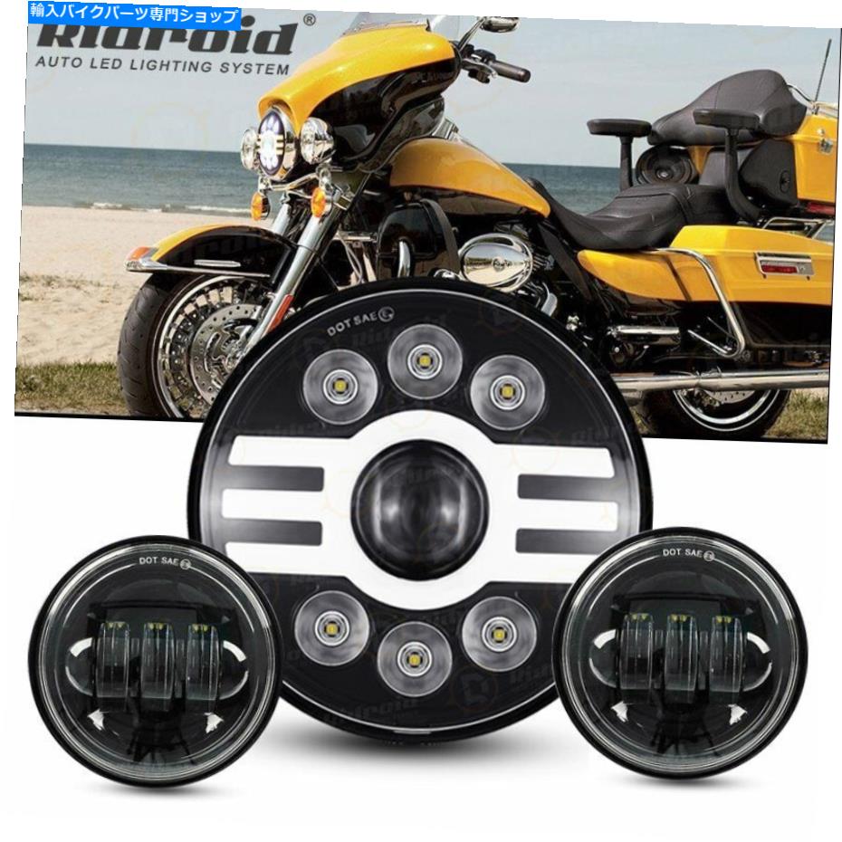 Headlight ハーレーダビッドソンヘリテージソフトアイルクラシックFLSTCの7 \