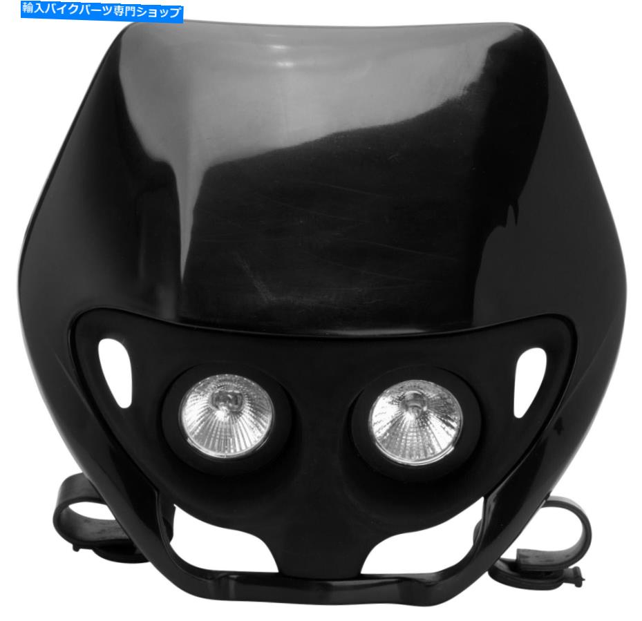 Headlight UFOヘッドライトツイン12V35Wハロゲン-Black PF01688-001 UFO Headlight Twins 12V35W Halogen - Black PF01688-001【並行輸入品】