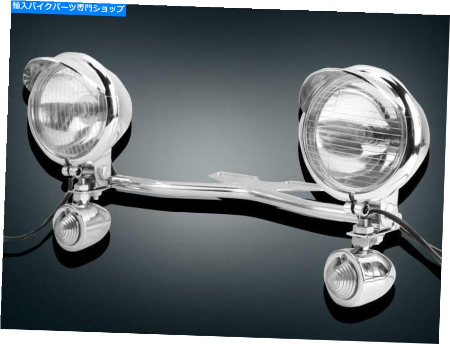 Headlight ホンダヤマハ用のフォグスポットライトバーキットを駆動するターンシグナルを通過するバイク Motorcycle Passing Turn Signals Driving Fog Spot Light Bar Kit For Honda Yamaha【並行輸入品】