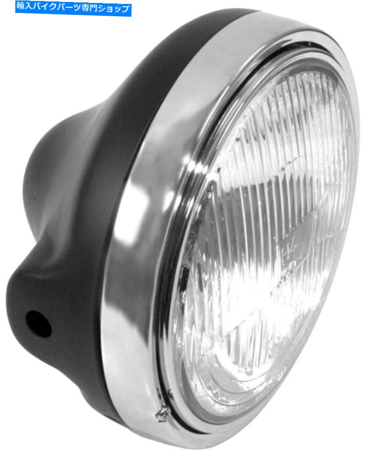 Headlight エムゴヘッドライトカウィスタイル7マットブルクパート＃66-65010新しい EMGO HEADLIGHT KAWI STYLE 7 MATTE BLK PART# 66-65010 NEW【並行輸入品】