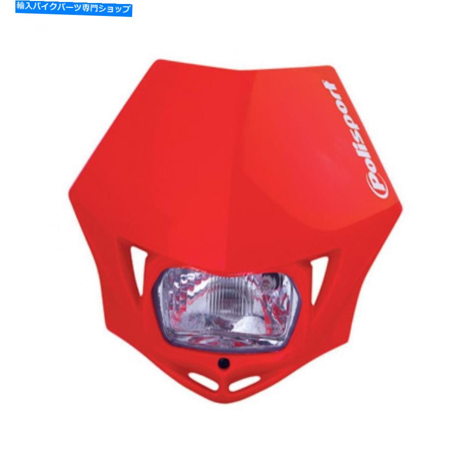 Headlight Polisport MMX Headlight 2004 Cr Red Polisport MMX Headlight 2004 CR Red【並行輸入品】
