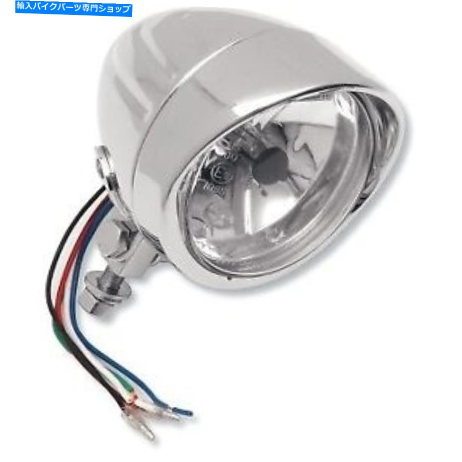 Headlight ドラッグスペシャリティ2001-0248クロム4-1/2 \