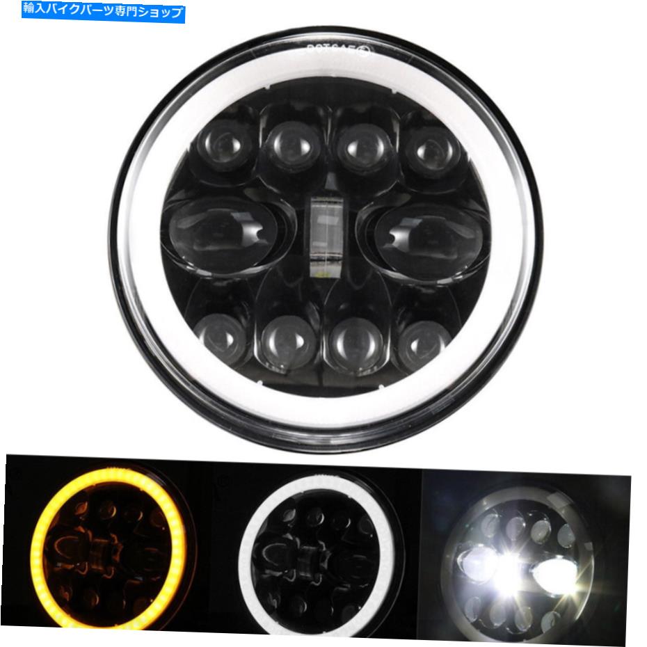 Headlight 7インチLEDフロントヘッドライトHI/ロービームターンシグナルヘッドランプライトオートバイUS US 7 inch LED Front Headlight Hi/Low Beam Turn Signal Headlamp Light Motorcycle US【並行輸入品】