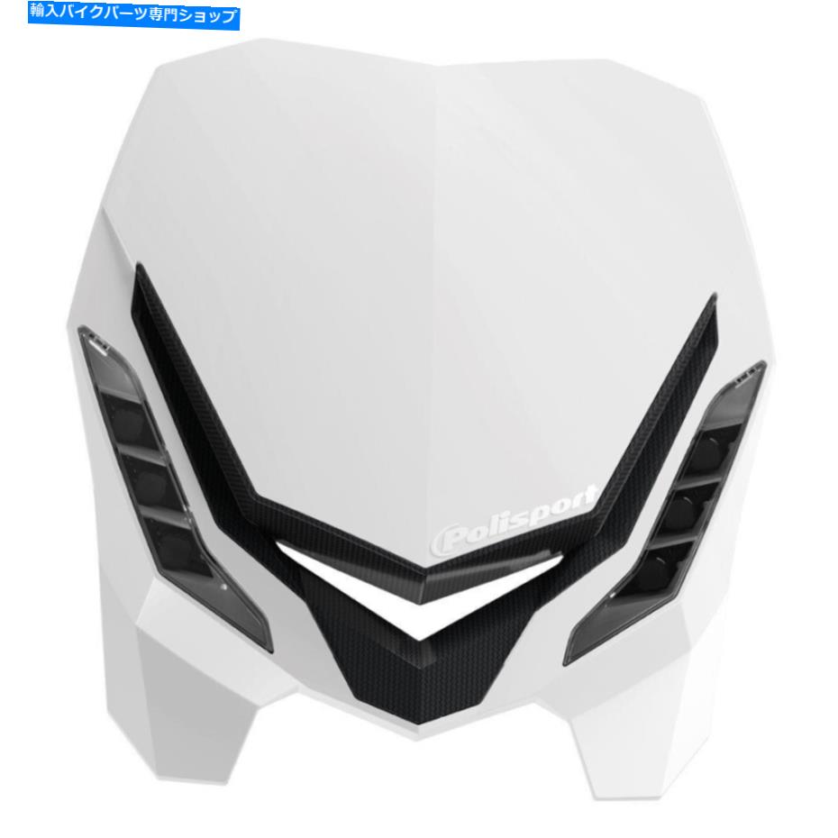 Headlight Polisport E-Blaze Headlight White/Black Polisport E-Blaze Headlight White/Black【並行輸入品】