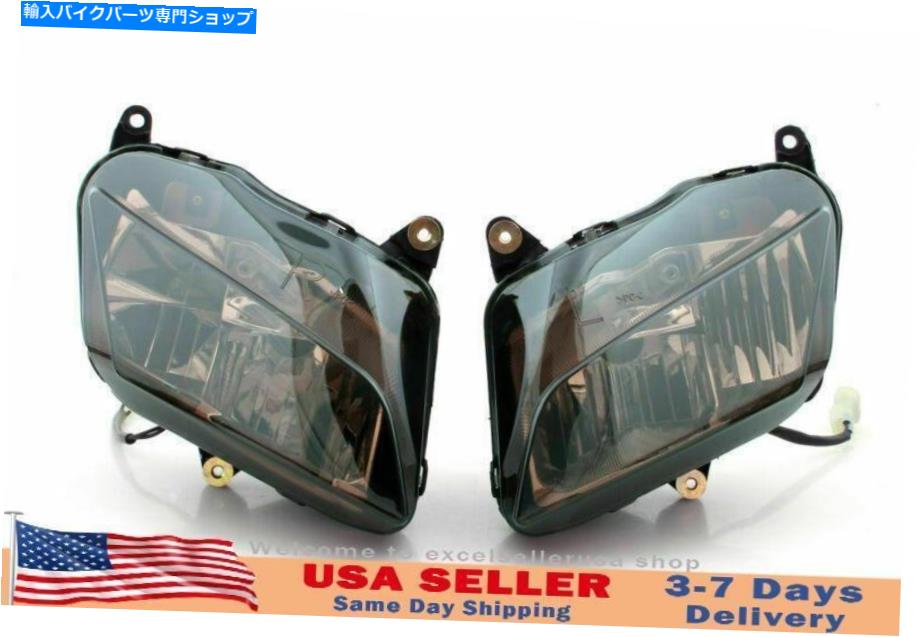 Headlight ホンダCBR600RR 2007-2012スモークUEに適したフロントヘッドライトヘッドランプアセンブリ Front Headlight Headlamp Assembly Fit For Honda CBR600RR 2007-2012 Smok UE【並行輸入品】