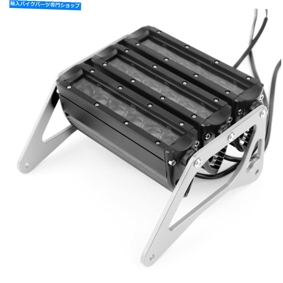 Headlight 3列LEDホワイトライトバーヘッドライトはホンダMSX 125 SF GROM 13-2019シルバーにフィットします 3 Row LED White Light Bar Headlight Fit for Honda MSX 125 SF Grom 13-2019 Silver【並行輸入品】｜Us Custom Parts Shop USDM