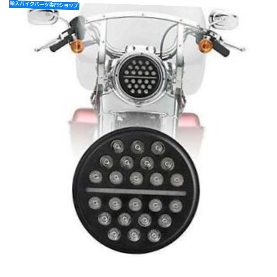 Headlight 7 "ハーレーソフトアイルツーリンググライドインディアンのためのブラックマルチLEDプロジェクションヘッドライト 7" Black Multi LED Projection Headlight for Harley Softail Touring Glide Indian【並行輸入品】｜Us Custom Parts Shop USDM 137,995円