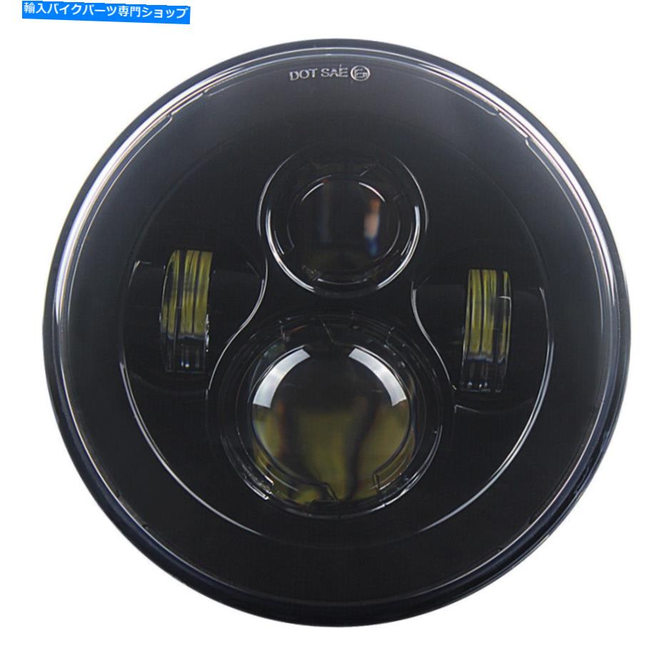 Headlight バリューラインブラック7 "ハーレーストリートグライドFLHX FLDのLEDプロジェクションヘッドライト Value Line Black 7" LED Projection Headlight for Harley Street Glide FLHX FLD【並行輸入品】｜Us Custom Parts Shop USDM