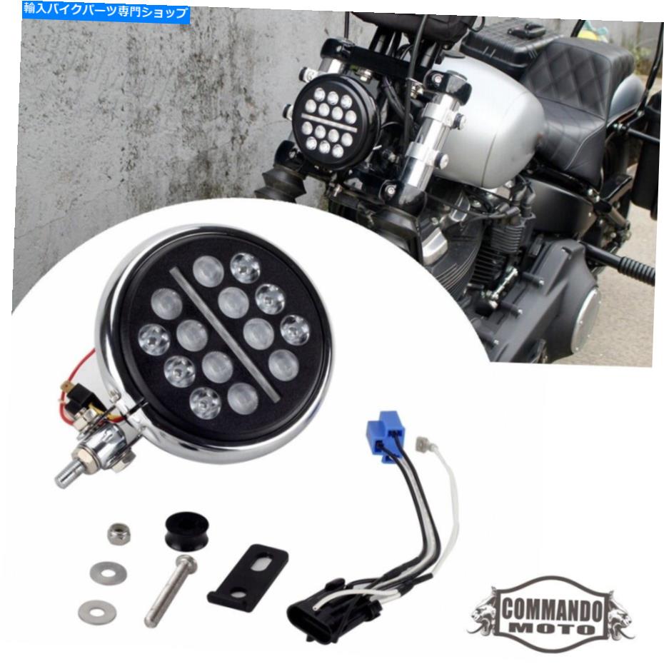Headlight クラブスタイルのオートバイLEDハーレーストリートボブFXBB FXLR FXST 2018-22のヘッドライト Club Style Motorcycle LED Headlight For Harley Street Bob FXBB FXLR FXST 2018-22【並行輸入品】｜Us Custom Parts Shop USDM