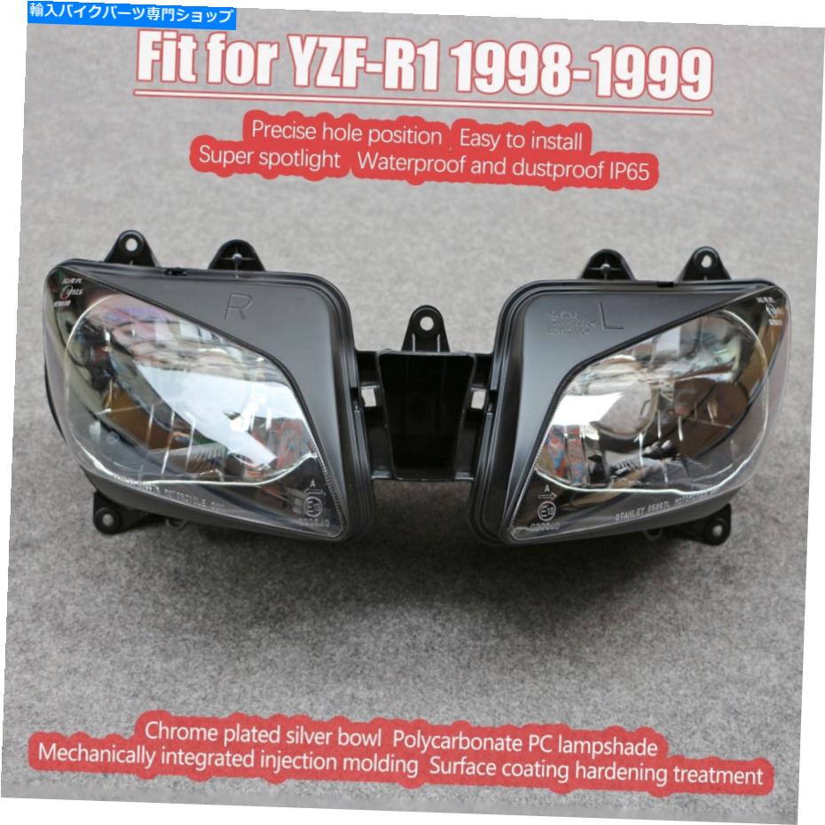 Headlight ヤマハYZF-R1 1998-1999 YZF R1にフィットするオートバイヘッドライトアセンブリヘッドランプ Motorcycle Headlight Assembly Headlamp Fit for YAMAHA YZF-R1 1998-1999 YZF R1【並行輸入品】 137,995円