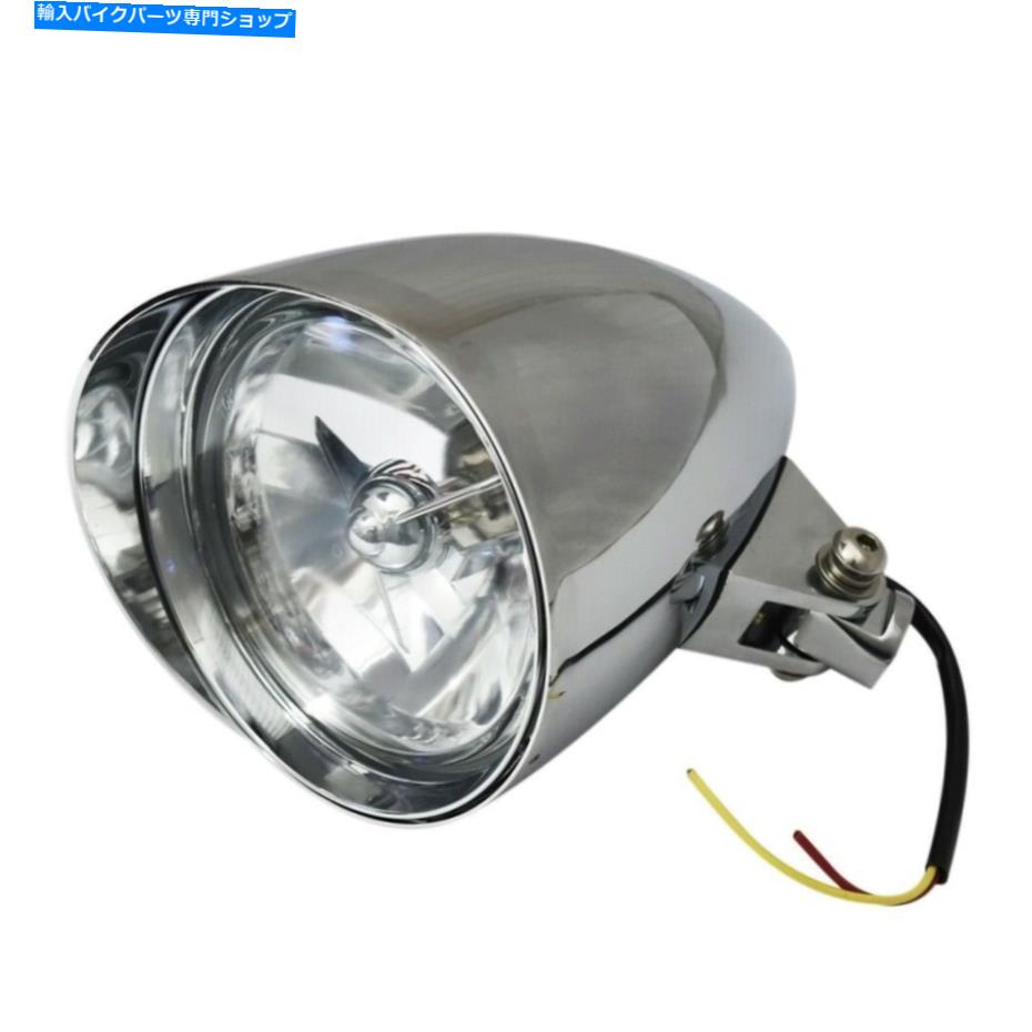 Headlight クロム6 "ハーリーホンダスポーツスターダイナソフトアイルチョッパーのヘッドライトブレットランプ Chrome 6" Head Light Bullet Lamp For Harely Honda Sportster Dyna Softail Chopper【並行輸入品】｜Us Custom Parts Shop USDM