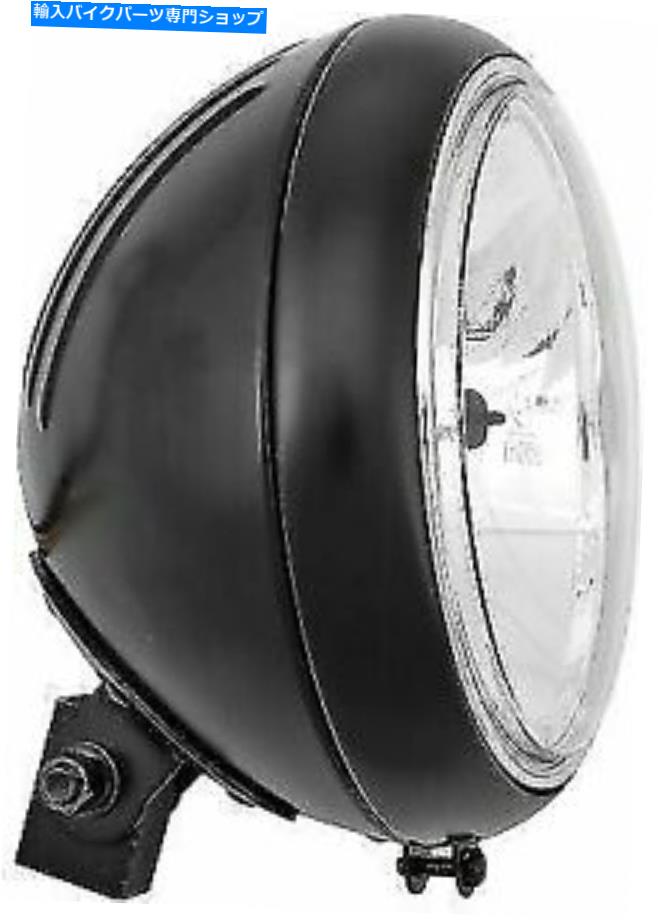 Headlight 7インチ。溝付きヘッドライトボトムマウントハードドライブブラック820-0310B 7in. Grooved Headlight Bottom Mount HARDDRIVE Black 820-0310B【並行輸入品】｜Us Custom Parts Shop USDM