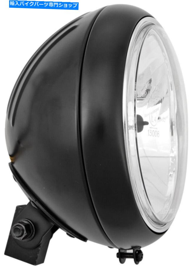 Headlight ハードドライブL20-6084GDBE 7IN。溝付きヘッドライト - ボトムマウント HARDDRIVE L20-6084GDBE 7in. Grooved Headlight - Bottom Mount【並行輸入品】｜Us Custom Parts Shop USDM