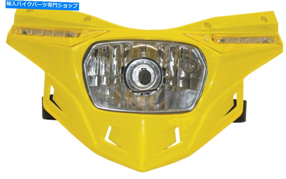 Headlight UFOステルスヘッドライトPF01715-102黄色 UFO Stealth Headlight PF01715-102 Yellow【並行輸入品】