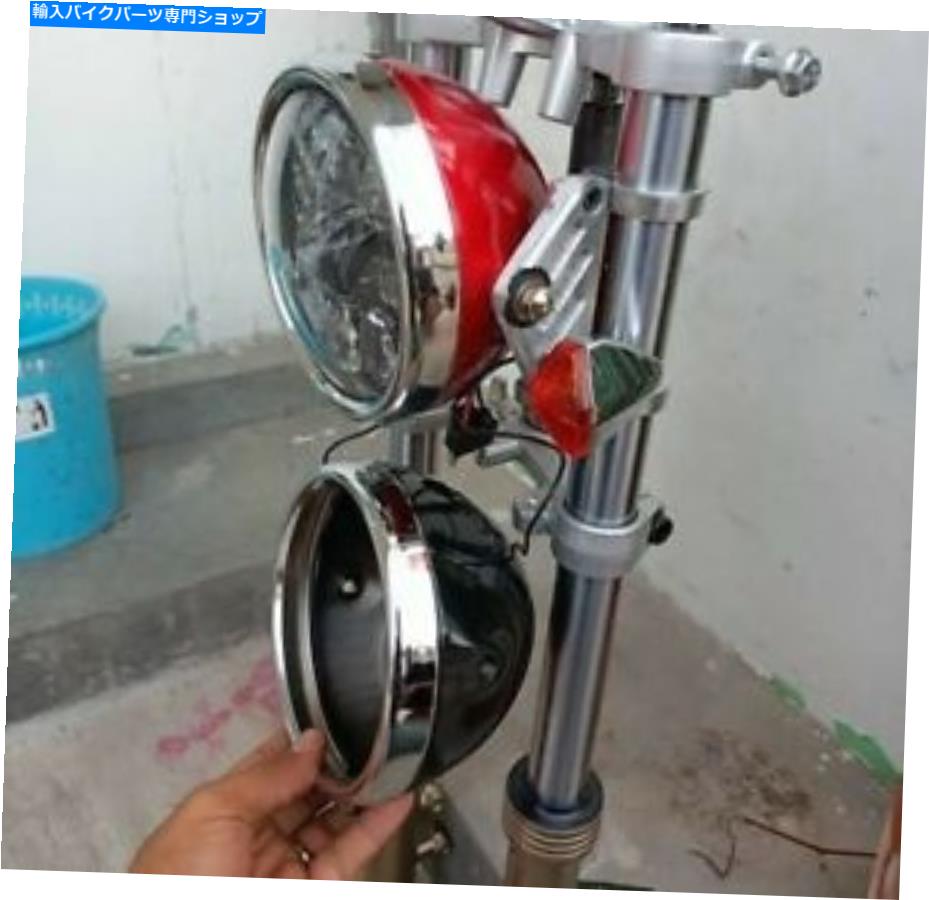 Headlight ヘッドライトホンダCB125 CB125S+ブラケット+ 2 PCSターンシグナル+デイメーカー5,7インチ+フォーク Headlight Honda CB125 CB125S + Bracket+2 pcs turn signal+daymaker 5,7 inch+ Fork【並行輸入品】