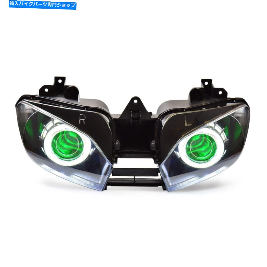 Headlight ヤマハYZF R6 1999 00 01 2002グリーンのKT LEDヘッドライトアセンブリ KT LED Headlight Assembly for Yamaha YZF R6 1999 00 01 2002 Green【並行輸入品】｜Us Custom Parts Shop USDM