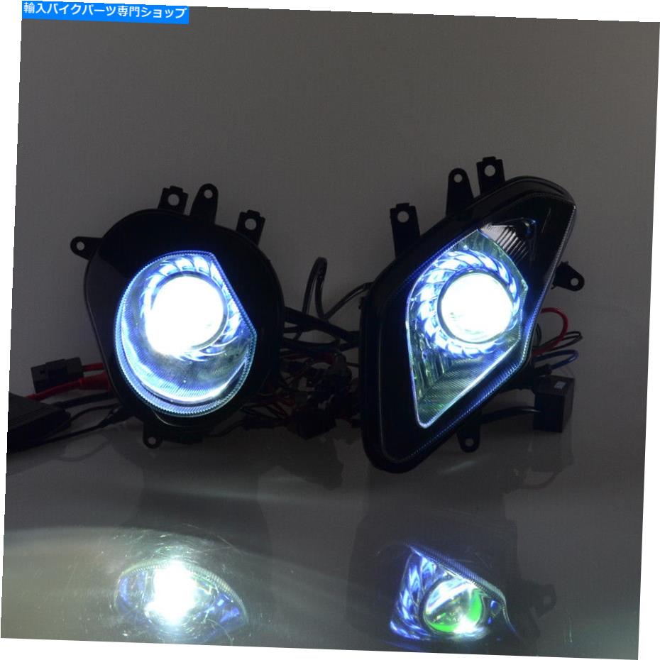 Headlight BWM S1000RR 2009-2014 Blue Angel Eyesのヘッドライトアセンブリオートバイヘッドランプ Headlight Assembly Motorcycle Headlamp For BWM S1000RR 2009-2014 Blue Angel Eyes【並行輸入品】