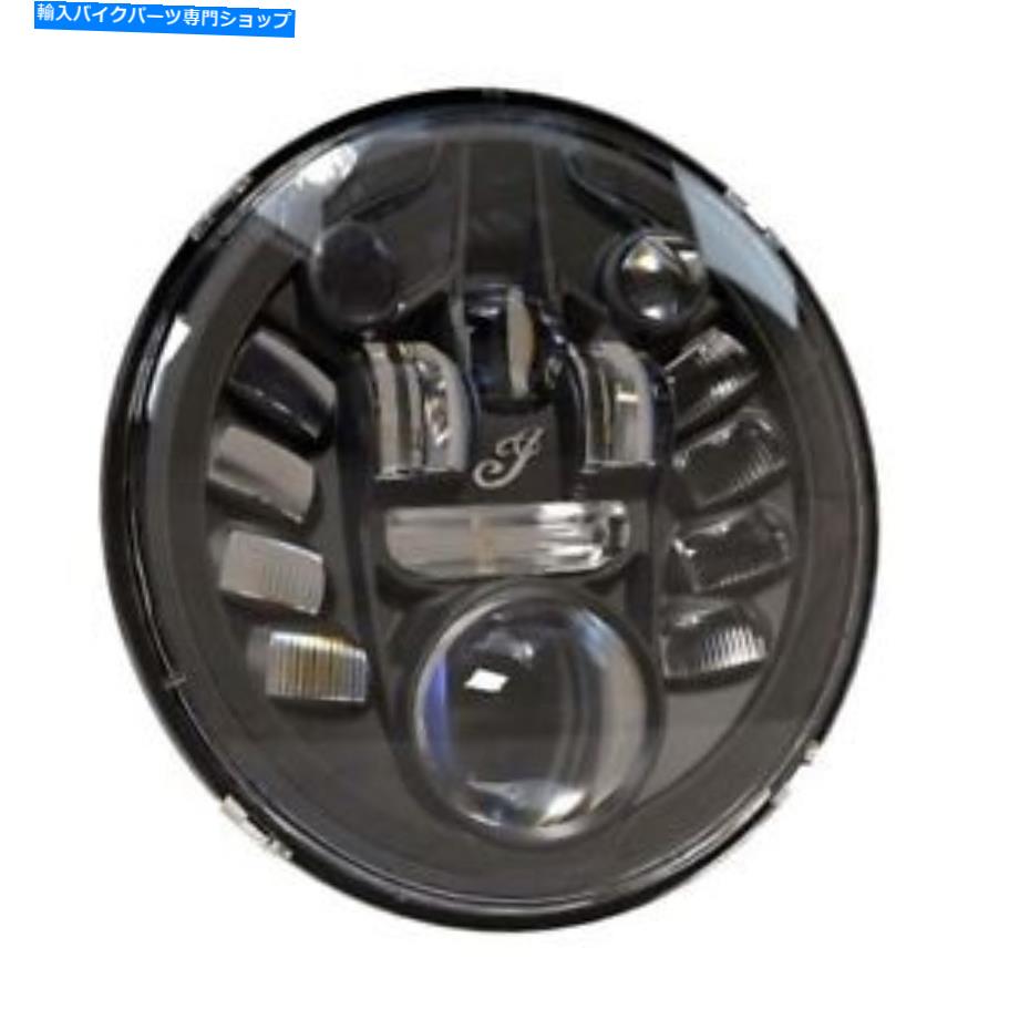 Headlight 本物のインドのモーターサイクルパスファインダー適応型LEDヘッドライトブラック2889459-266 Genuine Indian Motorcycle Pathfinder Adaptive LED Headlight Black 2889459-266【並行輸入品】