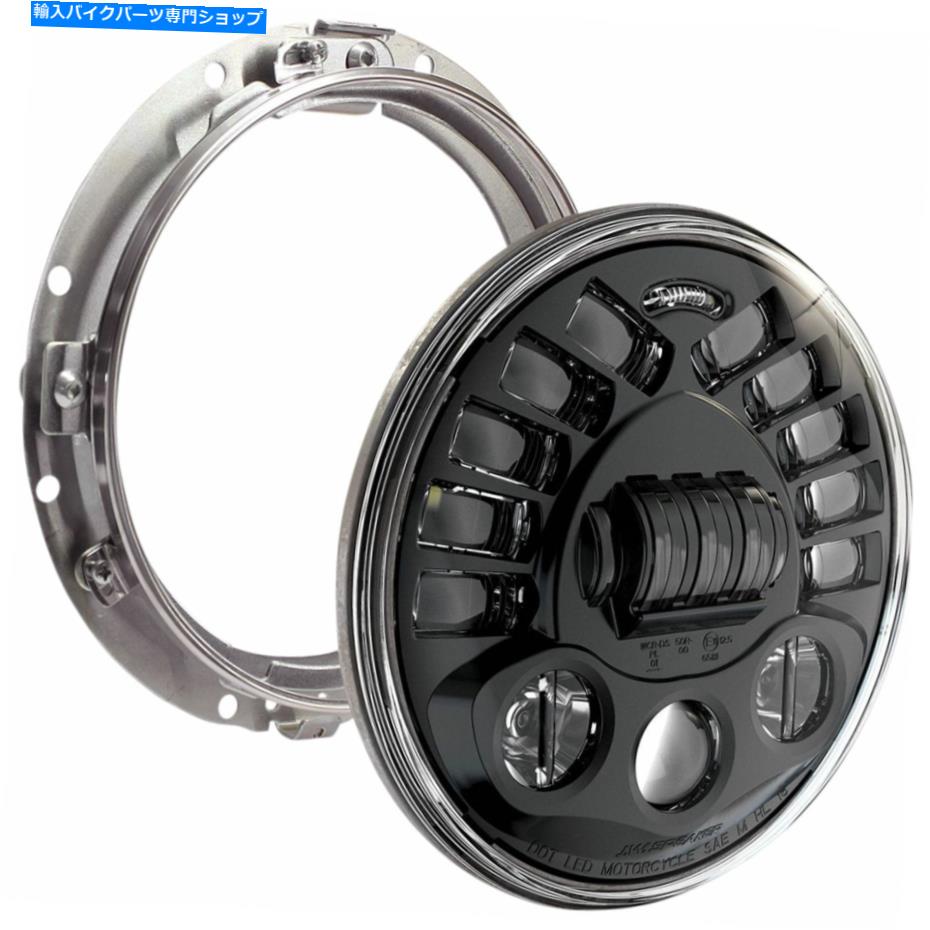 Headlight マウント付きカスタムダイナミクスアダプティブヘッドライト-7 "-ブラックPB-7A-13-B CUSTOM DYNAMICS ADAPTIVE HEADLIGHT WITH MOUNT - 7" - BLACK PB-7A-13-B【並行輸入品】|Us Custom Parts Shop USDM