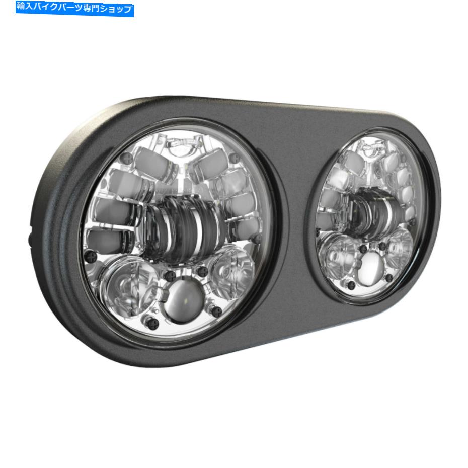 Headlight J.W.スピーカー[555141]適応ヘッドライト5.75 "クロムベゼル J.W. SPEAKER [555141] Adaptive Headlight 5.75" Chrome Bezel【並行輸入品】｜Us Custom Parts Shop USDM