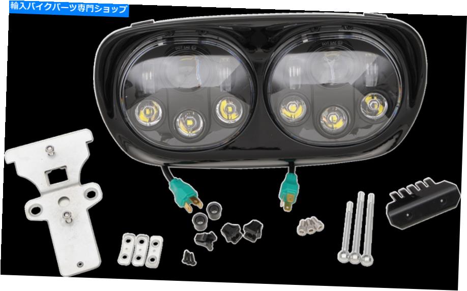 Headlight 逆風[8-9552-02BA] LEDヘッドライトアセンブリ5 3/4ブラック Headwinds [8-9552-02BA] LED Headlight Assembly 5 3/4 Black【並行輸入品】 104,423円