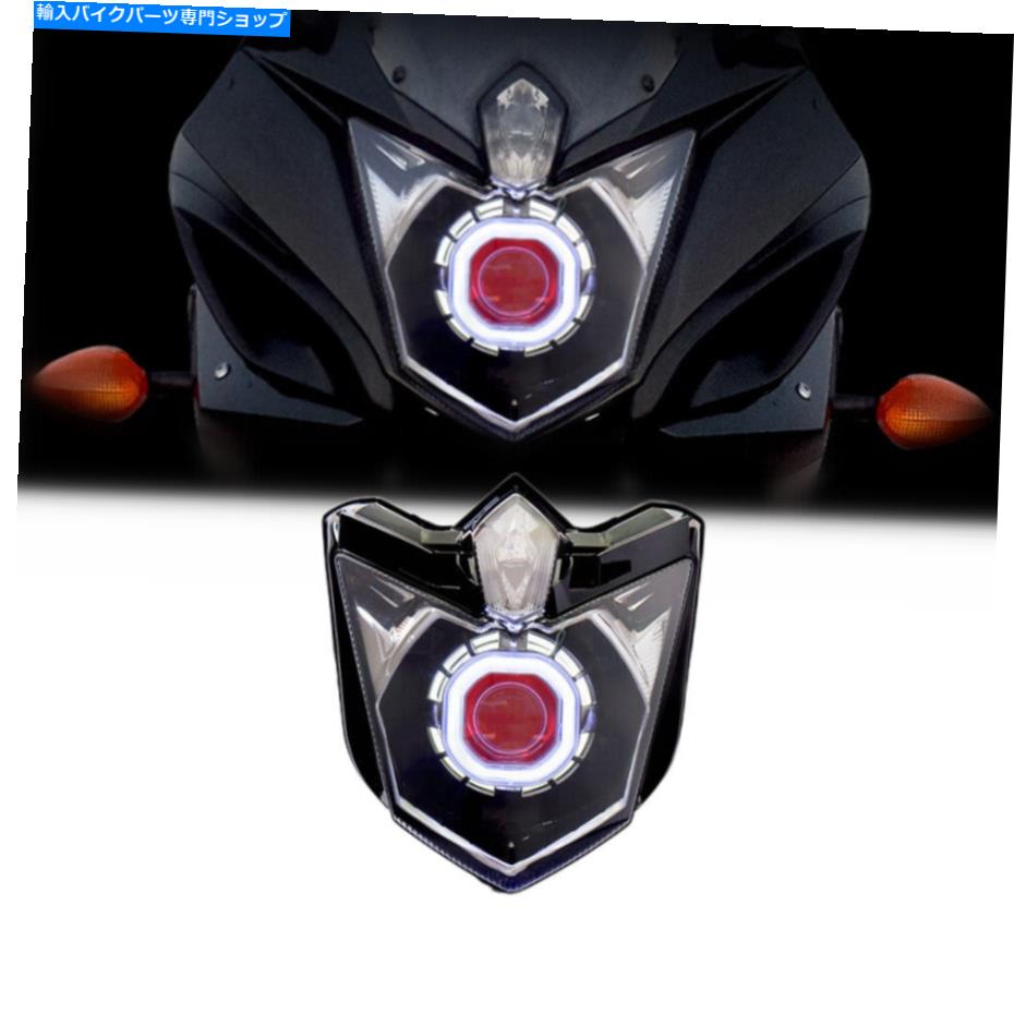 Headlight KT LED Angel Halo Eye HIDプロジェクターヘッドライトfor Yamaha xj6 f 2010 14 2016 Red KT LED Angel Halo Eye HID Projector Headlight for Yamaha XJ6 F 2010 14 2016 Red【並行輸入品】