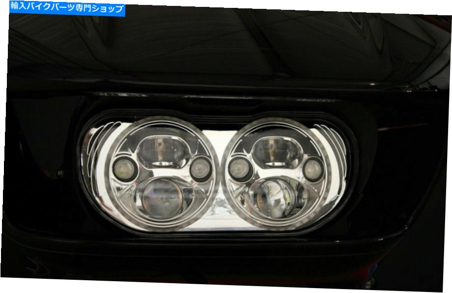 Headlight カスタムダイナミクス5.75 "LED Trubeam Headlamps Headlights Chrome 2001-1545 Custom Dynamics 5.75" LED Trubeam Headlamps Headlights Chrome 2001-1545【並行輸入品】｜Us Custom Parts Shop USDM