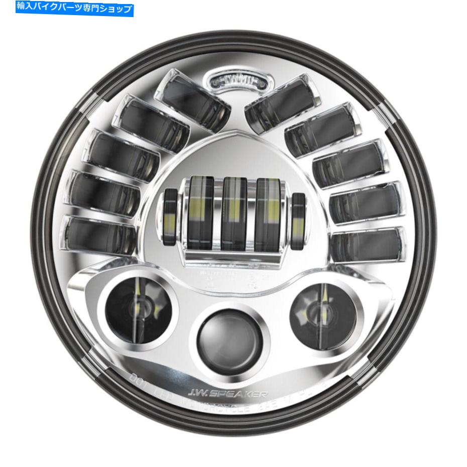Headlight JWスピーカー0555031 Chrome 7 "適応LEDヘッドライトユニバーサルハーレーメトリック JW Speaker 0555031 Chrome 7" Adaptive LED Headlight Universal Harley Metric【並行輸入品】｜Us Custom Parts Shop USDM