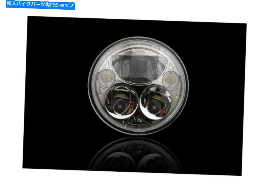 Headlight カスタムダイナミクスTrubeam 7＆Prime、LEDヘッドライトクロムCDTB-7-C Custom Dynamics TruBEAM 7&Prime, LED Headlight Chrome CDTB-7-C【並行輸入品】