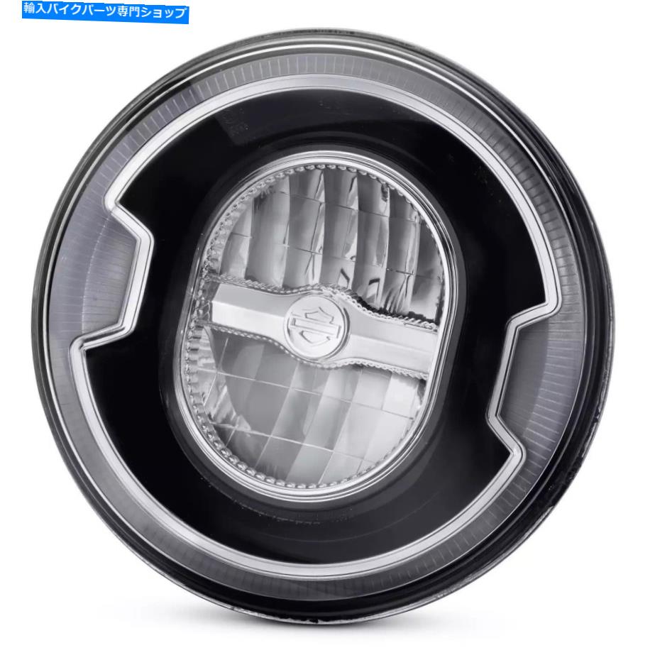 Headlight ハーレーデイビッドソン7インチデイメーカーシグネチャーリフレクターLEDヘッドランプ-Black67700354A Harley Davidson 7” Daymaker Signature Reflector LED Headlamp - Black 67700354A【並行輸入品】