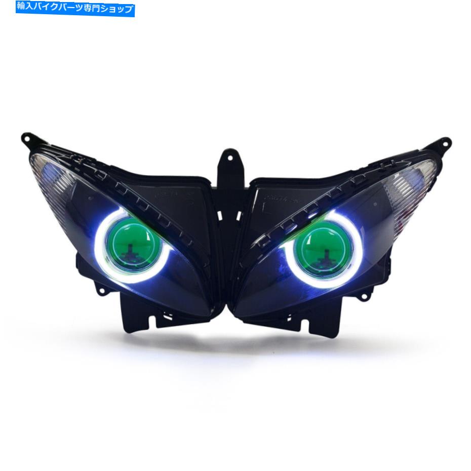 Headlight ヤマハFZ6S 2003- 2009グリーンのKT LEDヘッドライトアセンブリ KT LED Headlight Assembly for Yamaha FZ6S 2003- 2009 Green【並行輸入品】