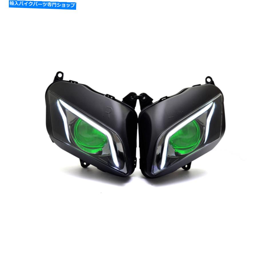 Headlight ホンダCBR600RR 2007-2012フロントランプグリーンの1x LEDオートバイヘッドライト 1X LED Motorcycle Headlight for Honda CBR600RR 600RR 2007-2012 Front Lamp Green【並行輸入品】｜Us Custom Parts Shop USDM 105,270円