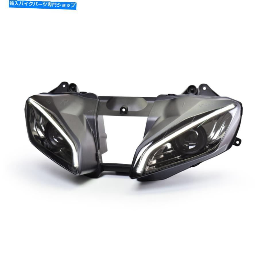 Headlight ヤマハR6 YZF R6 08-16の1X LEDヘッドライトアセンブリ 1X LED Headlight Assembly for Yamaha r6 YZF R6 08-16 Without Demon Eye Headlamp【並行輸入品】