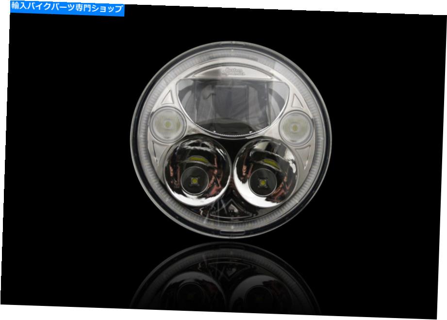 Headlight カスタムダイナミクスChrome Tru-Beam 7 \