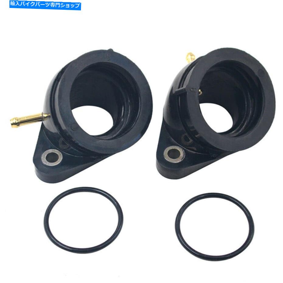 Carburetor キャブレターインレットマニホールド炭水化物摂取ゴム＆oリングヤマハヴィラゴXV535 88-03 Carburetor Inlet Manifold Carb Intake Rubber & O Rings Yamaha Virago XV535 88-03【並行輸入品】