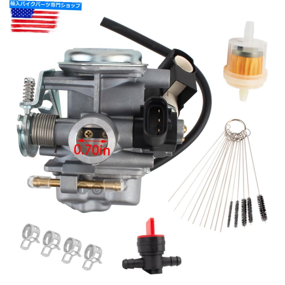 Carburetor ホンダラッカス50 NPS NPS50 NPS50S AC 2008-2019 W/ガスバルブフィルター用のキャブレター Carburetor For Honda Ruckus 50 NPS NPS50 NPS50S AC 2008-2019 W/ Gas Valve Filter【並行輸入品】