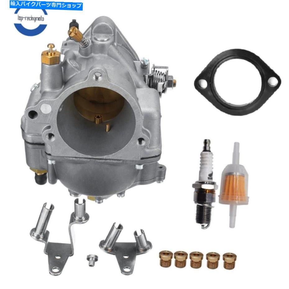 Carburetor 11-0420スーパーEキャブレター＆ガスケットハーレービッグツインスポーツスターS＆Sショーティー 11-0420 Super E Carburetor & Gasket for Harley Big Twin Sportster S&S Shorty【並行輸入品】